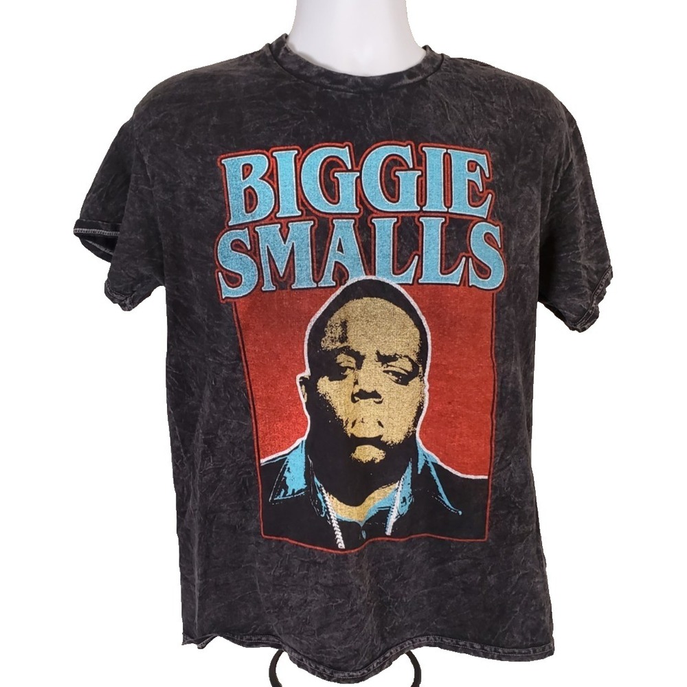 Biggie Smalls Men's Large T-Shirt The Notorious B.I.G. Short Sleeves 100% Cotton